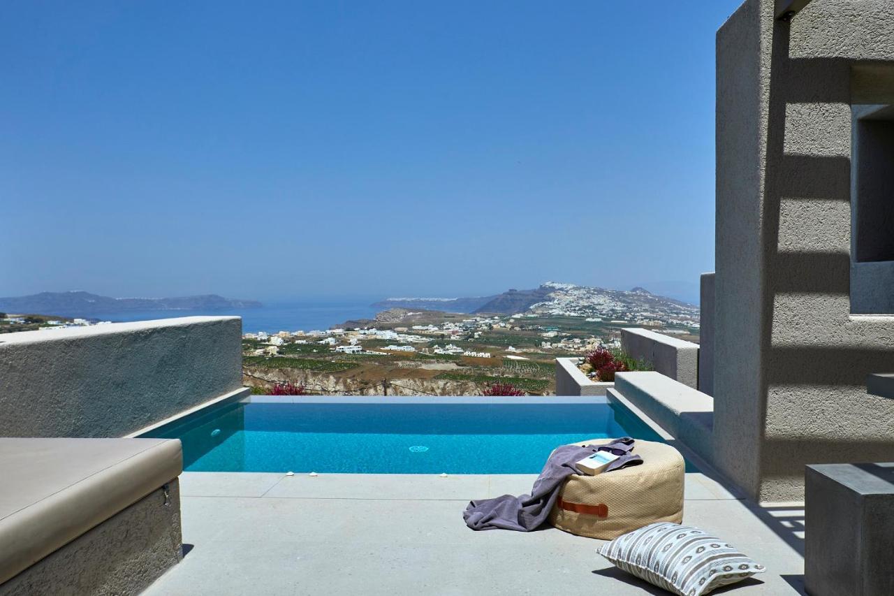 Halcyon Days Suites Pyrgos Kallistis Bagian luar foto