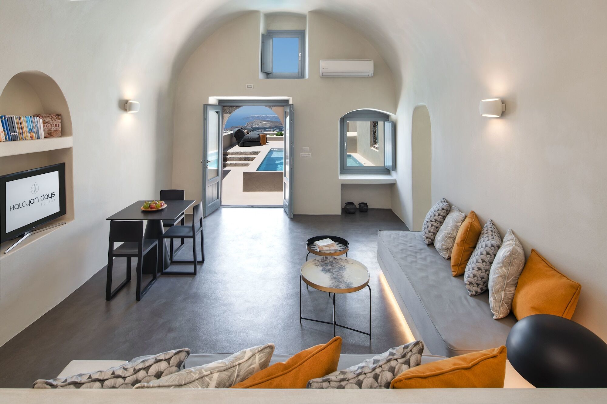 Halcyon Days Suites Pyrgos Kallistis Bagian luar foto